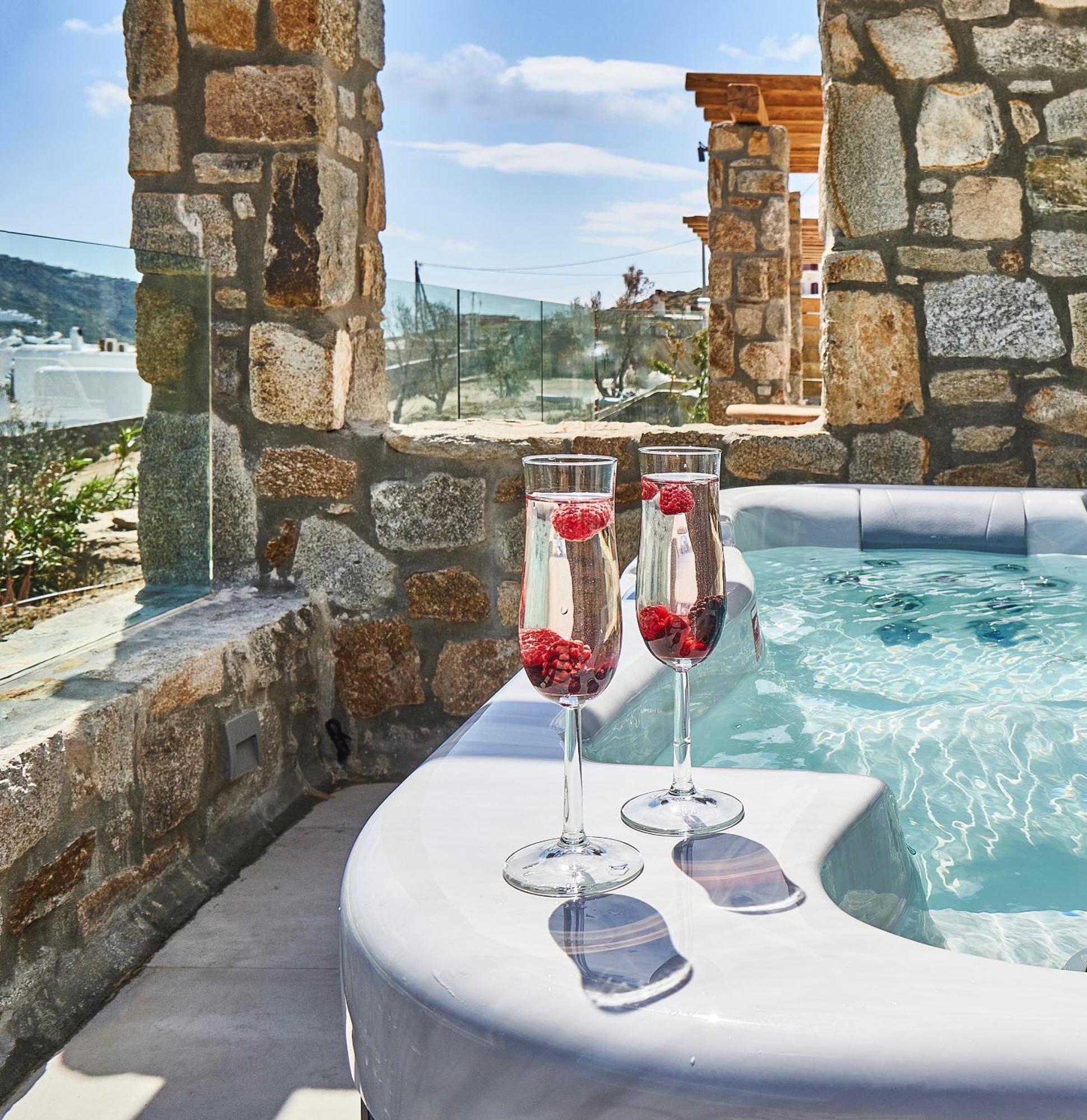 Due Mari Mykonos Hotel Agios Ioannis Diakoftis Kültér fotó
